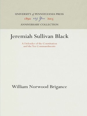 cover image of Jeremiah Sullivan Black